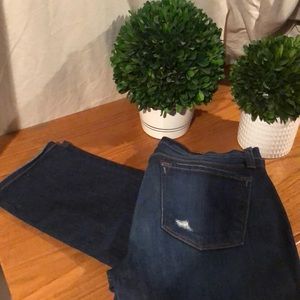 J Brand Skinny Ripped Jeans